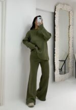 Yeşil Çelik Örme İkili Takım - Görsel 5