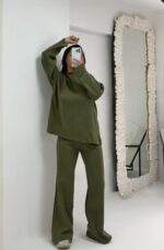 Yeşil Çelik Örme İkili Takım