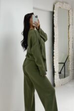 Yeşil Çelik Örme İkili Takım - Görsel 6