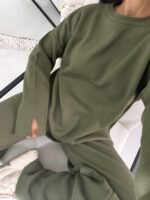 Yeşil Çelik Örme İkili Takım - Görsel 3