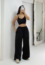 Siyah Üçlü Eşofman Takımı - Görsel 6