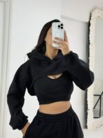 Siyah Üçlü Eşofman Takımı - Görsel 2