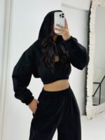 Siyah Üçlü Eşofman Takımı - Görsel 4