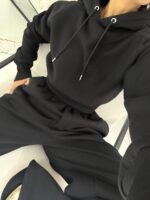 Siyah Eşofman Takımı - Görsel 5