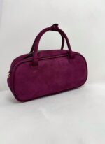 Mürdüm Süet Çanta - Görsel 2