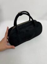 Siyah Süet Çanta - Görsel 5