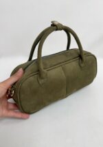 Haki Yeşil Süet Çanta - Görsel 4