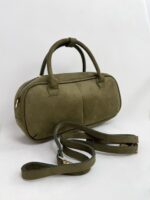 Haki Yeşil Süet Çanta - Görsel 2