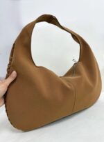 Taba Bomber Süet Çanta - Görsel 4