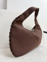 Acı Kahve Bomber Süet Çanta - Görsel 4