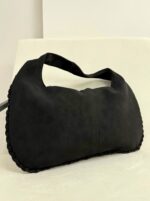Siyah Bomber Süet Çanta - Görsel 2
