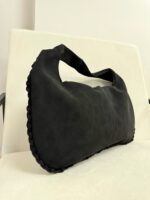 Siyah Bomber Süet Çanta - Görsel 5