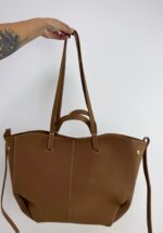 Taba Kanvas Süet Çanta - Görsel 3