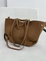 Taba Kanvas Süet Çanta - Görsel 5