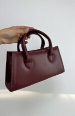 Bordo Orj Mrk. Deri Çanta - Görsel 2