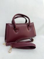 Bordo Orj Mrk. Deri Çanta - Görsel 3