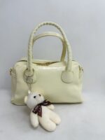 Sarı Ayıcık Aksesuar Parlak Deri Çanta - Görsel 6