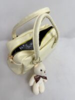 Sarı Ayıcık Aksesuar Parlak Deri Çanta - Görsel 4