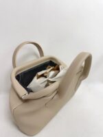 Bej Deri El Çantası - Görsel 5