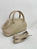 Bej Deri El Çantası - Görsel 4