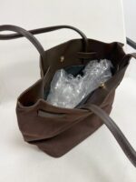 Acı Kahve Süet/Deri Çanta - Görsel 4