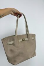 Bej Süet/Deri Çanta - Görsel 2