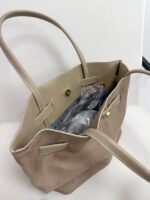 Bej Süet/Deri Çanta - Görsel 4