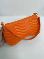 Turuncu Deri Çanta - Görsel 5