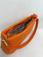 Turuncu Deri Çanta - Görsel 4