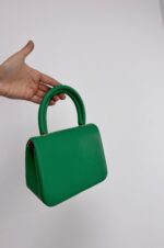 Yeşil Zincirli Mini El Çantası - Görsel 2