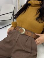 Taba Süet Kemer - Görsel 2