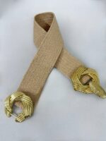 Hasır Gold Toka Lastikli Kemer - Görsel 2