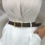 Acı Kahve Deri Kemer