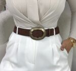 Acı Kahve Süet Kemer - Görsel 3