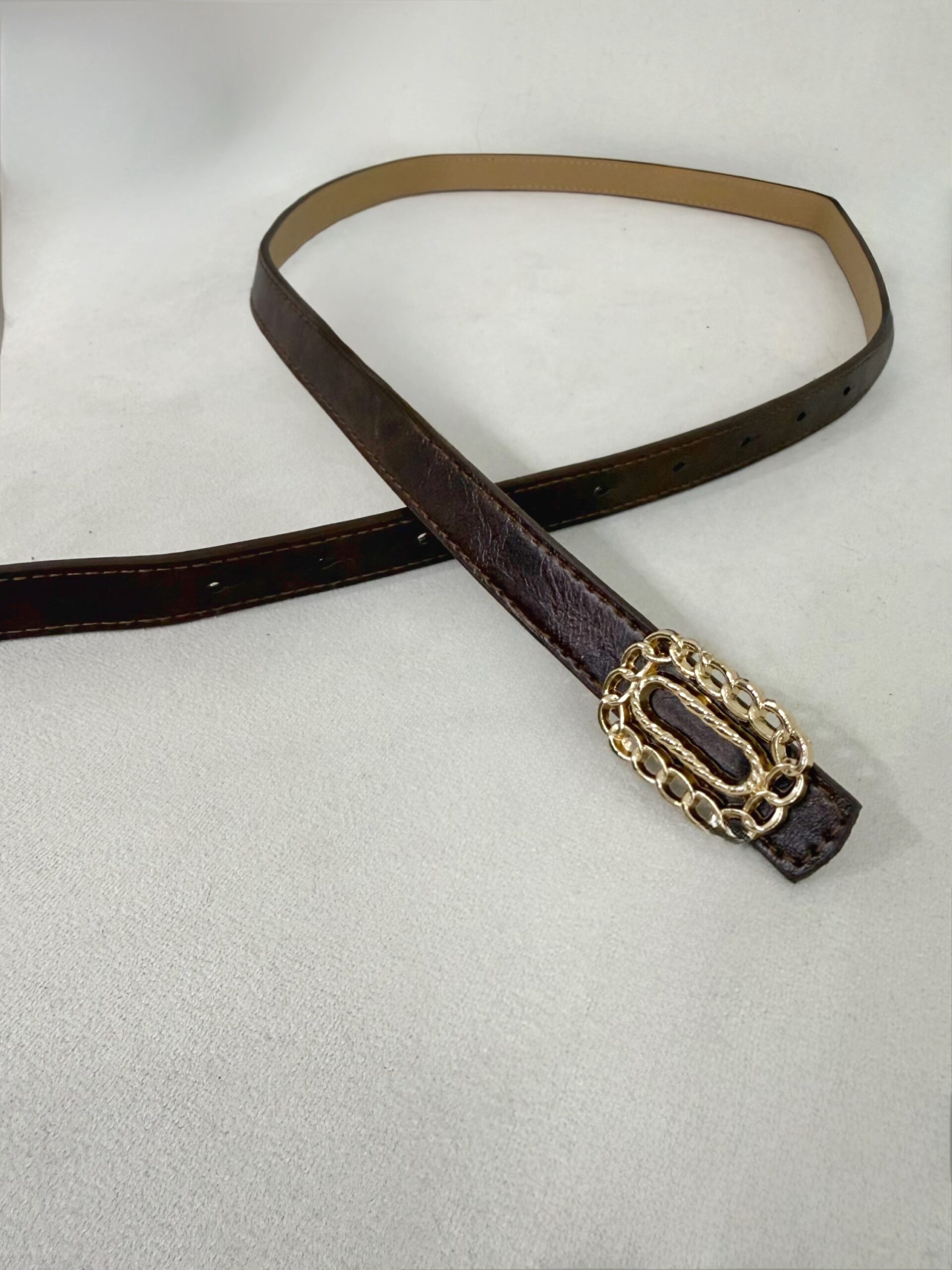 img_4185 Acı Kahve İnce Kemer - Görsel 1