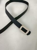 Siyah Taş Tokalı Kemer