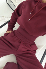 Bordo Eşofman Takımı - Görsel 3