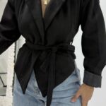 Siyah Süet Premium Astarlı Ceket