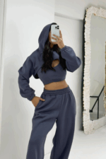 Gri Üçlü Eşofman Takımı - Görsel 2