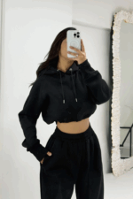 Siyah Eşofman Takımı - Görsel 8