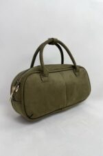 Haki Yeşil Süet Çanta