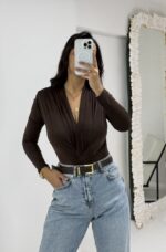 Kahverengi Vatkalı Body