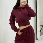 Bordo Eşofman Takımı