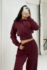 Bordo Eşofman Takımı