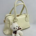 Sarı Ayıcık Aksesuar Parlak Deri Çanta