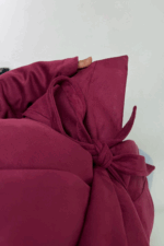 Bordo Süet Premium Astarlı Ceket - Görsel 6