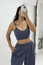 Gri Üçlü Eşofman Takımı - Görsel 6