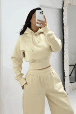 Bej Eşofman Takımı - Görsel 4