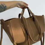 Taba Kanvas Süet Çanta