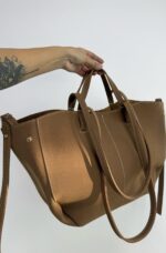 Taba Kanvas Süet Çanta